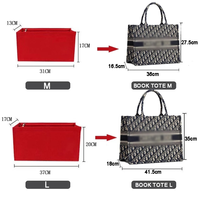 Felt Cloth Insert Bag Fits BOO - Skincare Dior ulasan dan harga