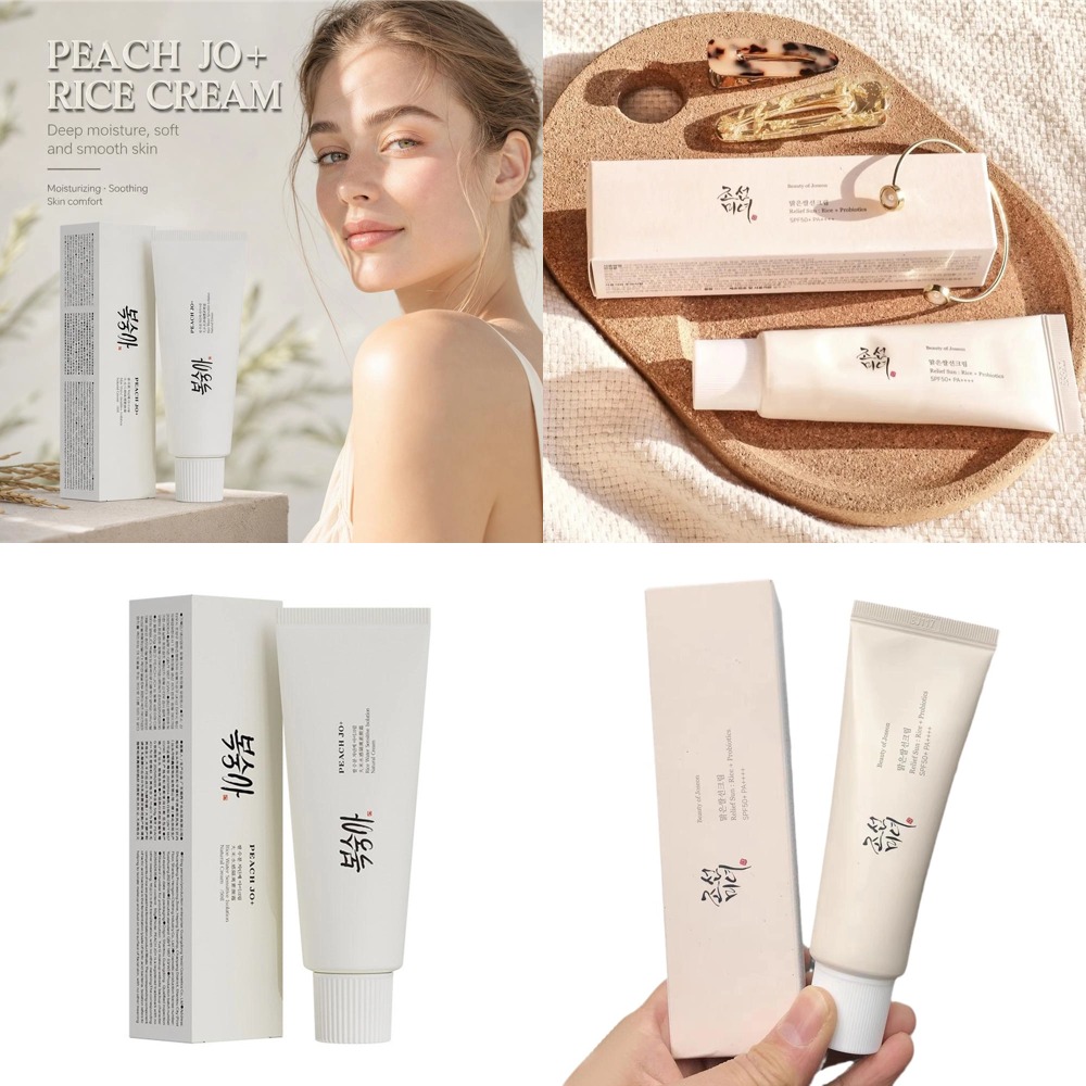 Korean Rice Extract Sunscreen  - Spf 50 Sunscreen ulasan dan harga