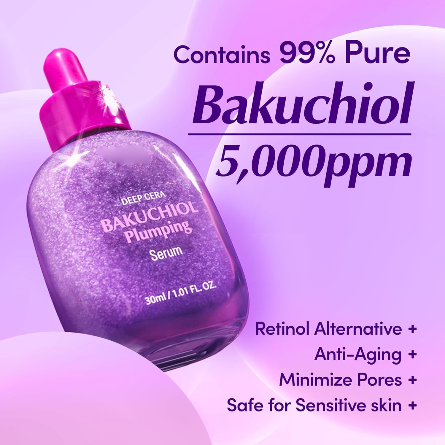 Bakuchiol & Vitamin C Serum An - Bakuchiol Retinol Alternative ulasan dan harga